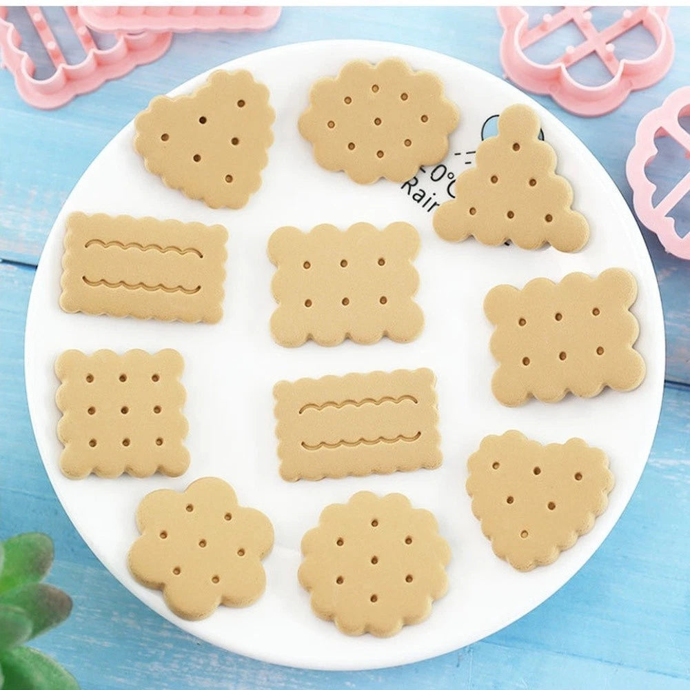 8 Piece Irregular Cookie Cutters Set for Baking Crafts