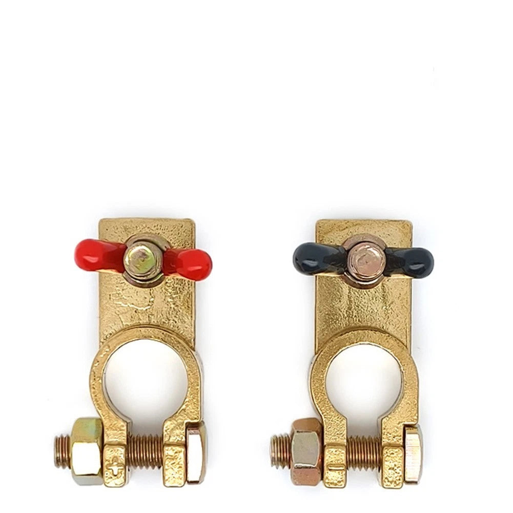 Solid Brass Battery Terminals for RVs and Automotive (12V)