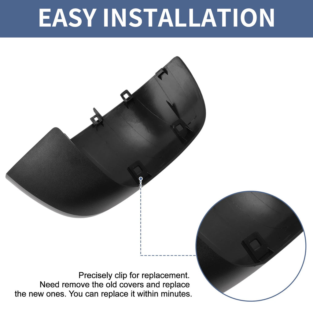 Left Passenger Side Mirror Cover Cap for Nissan Leaf (2010–2012)