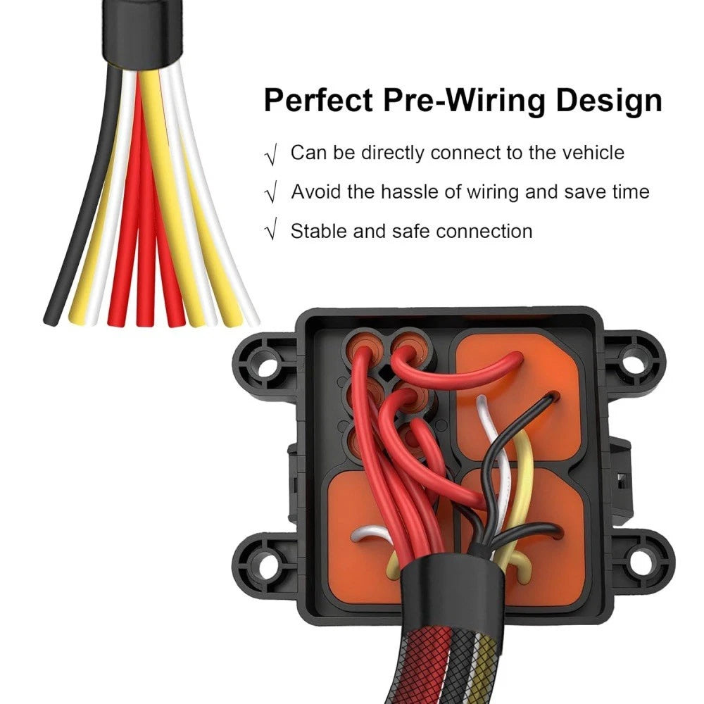 3 Way Waterproof Fuse Relay Box for Universal Applications (12V)