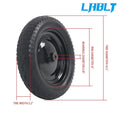 Solid Tire and Wheel 14.5"×4.00-8 for LABLT (1" Axle, 3" Hub)