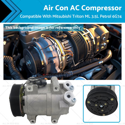 Air Conditioning Compressor for Mitsubishi Triton ML (2006–2015) 6G74