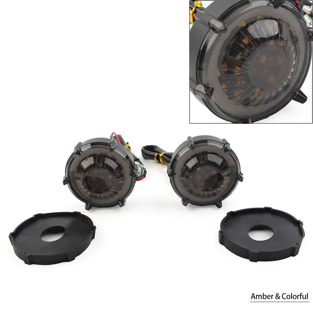 DRL LED Flashers Turn Signal Lights for Universal Applications (Rotating)
