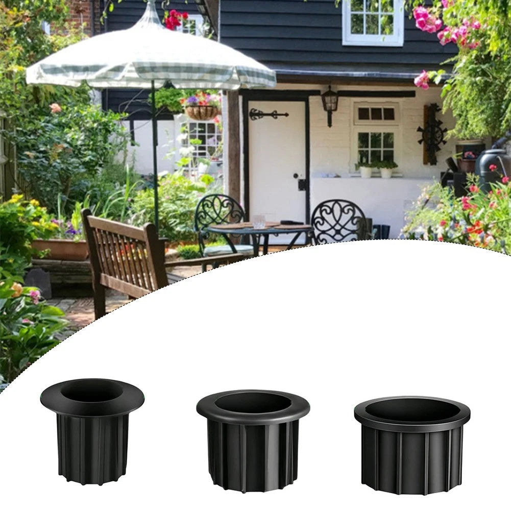 Adjustable Black Plastic Standpipe for Umbrella Poles 32/38/48mm