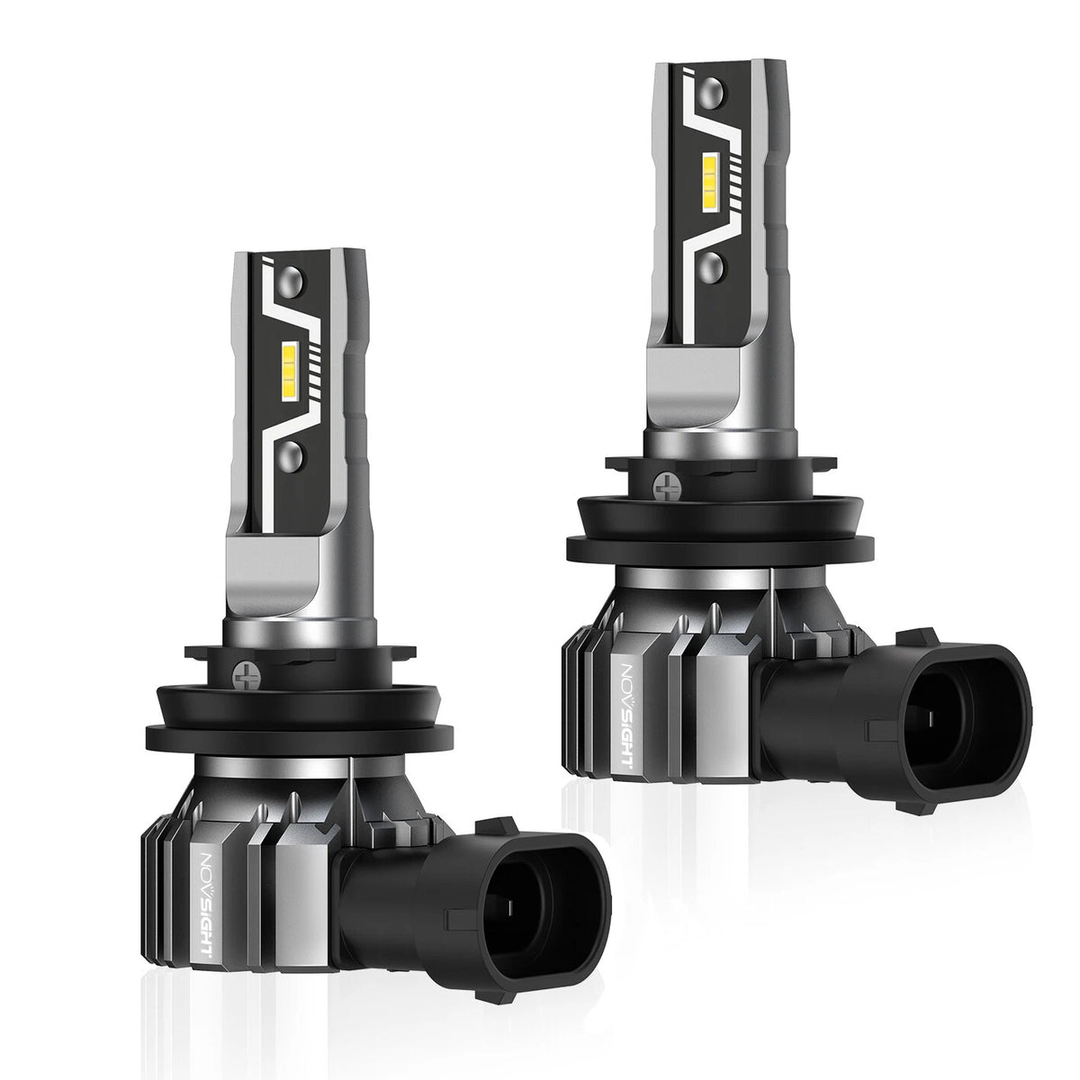 2X H11/H9/H8 LED Headlight Bulbs for NOVSIGHT (20000LM 6500K)