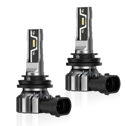 2X H11/H9/H8 LED Headlight Bulbs for NOVSIGHT (20000LM 6500K)