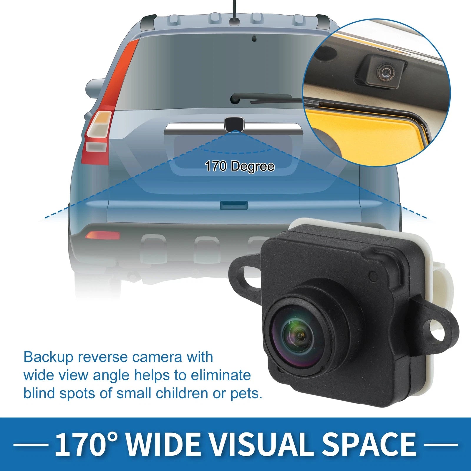 Rear View Camera for Dodge Challenger 2015-2023 OEM Replacement