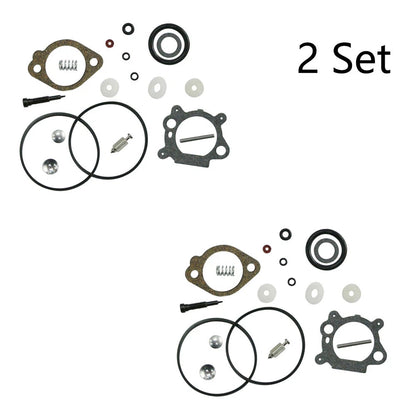 Set of 2 Carburetor Repair Kits for B&S 492495, 493762, 498260 (Replace)