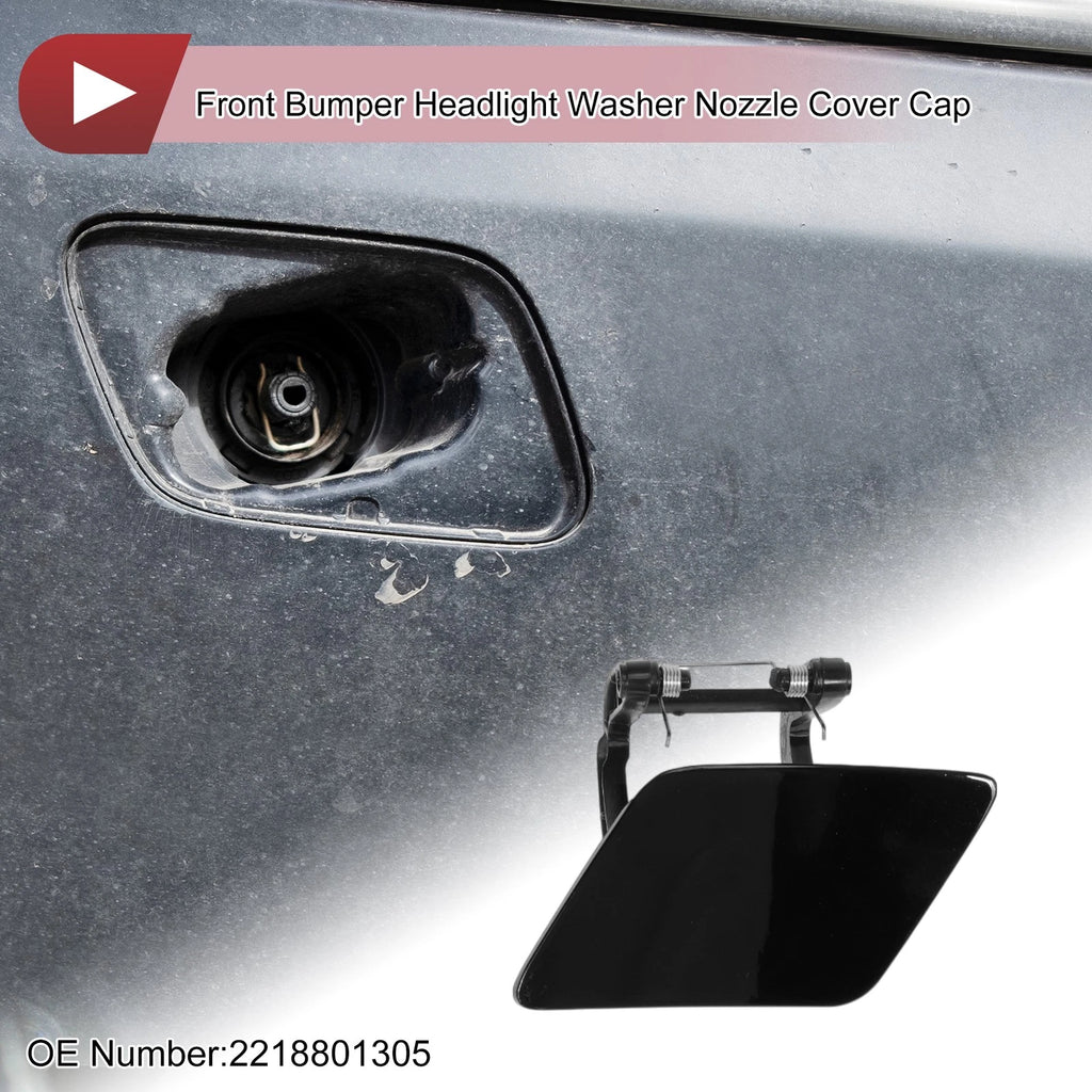 Front Left Bumper Trim Nozzle Cover Replacement for Mercedes-Benz S500 (2018–2021)