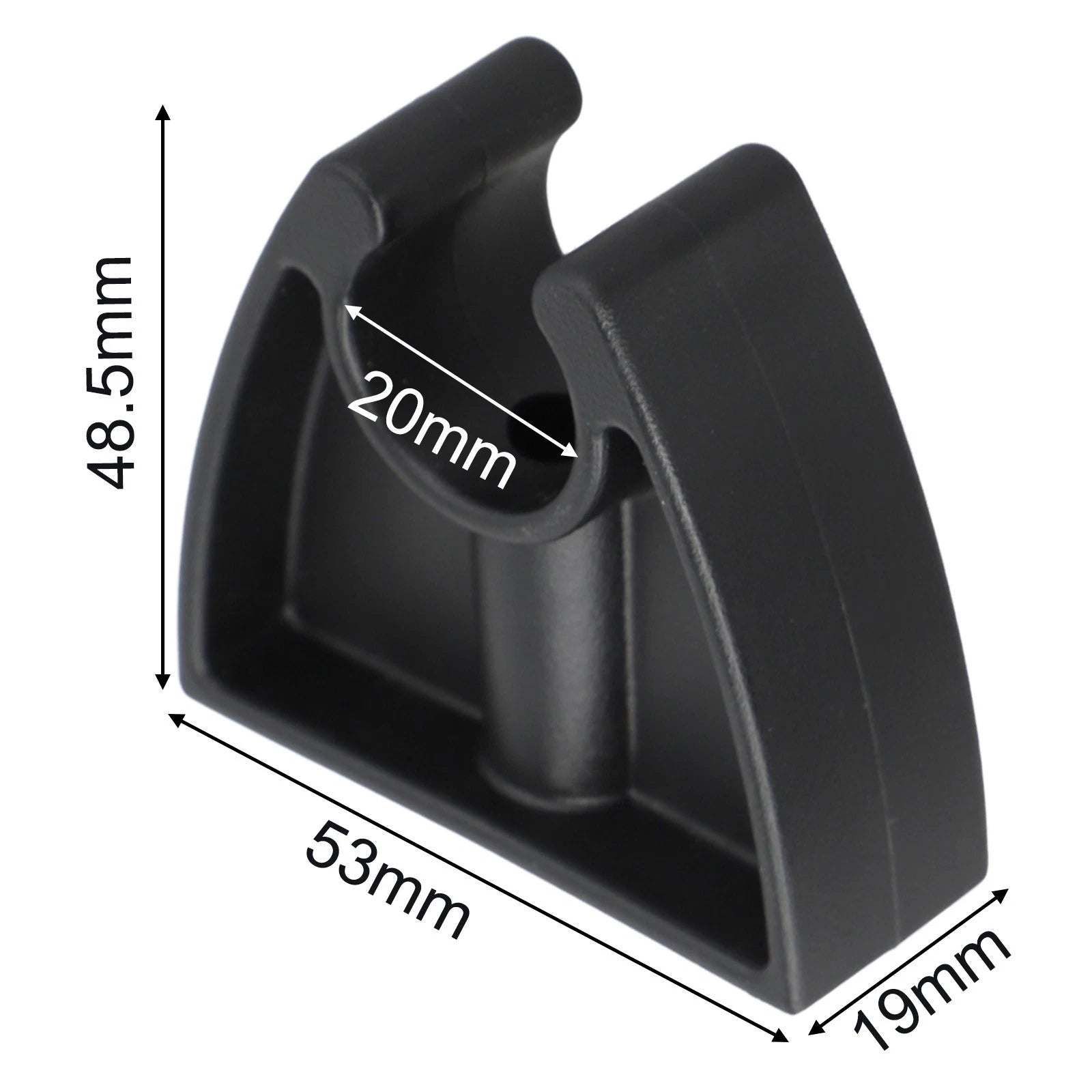 2X Boat Pole Clips for Stabilizing Lights on Marine Vessels