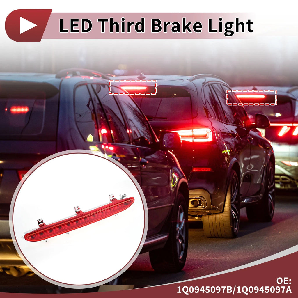 Red LED Third Brake Light Replacement for Volkswagen EOS (2006–2016)