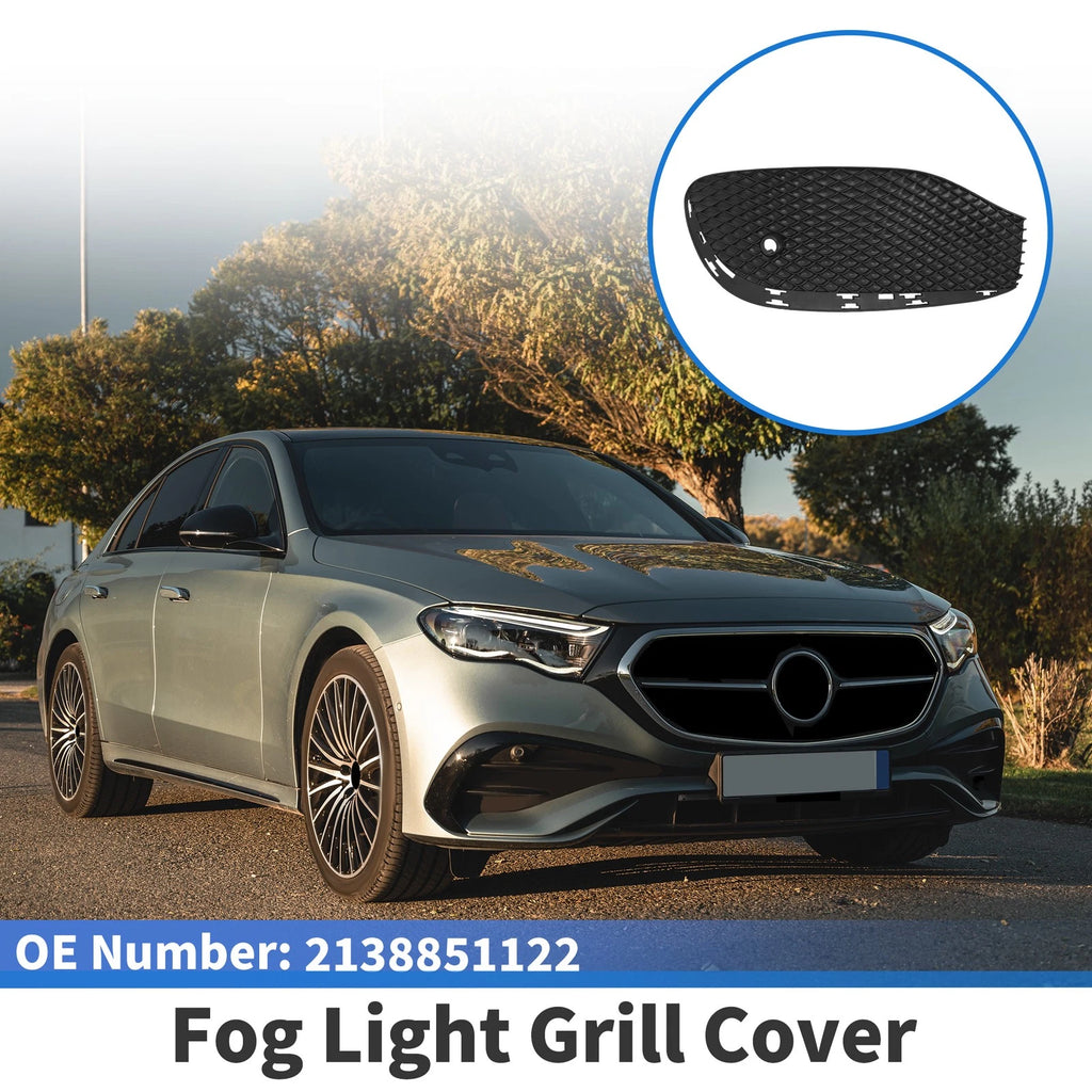1pc Front Left Fog Light Grille Replacement for Mercedes-Benz W213 (2016–2020)