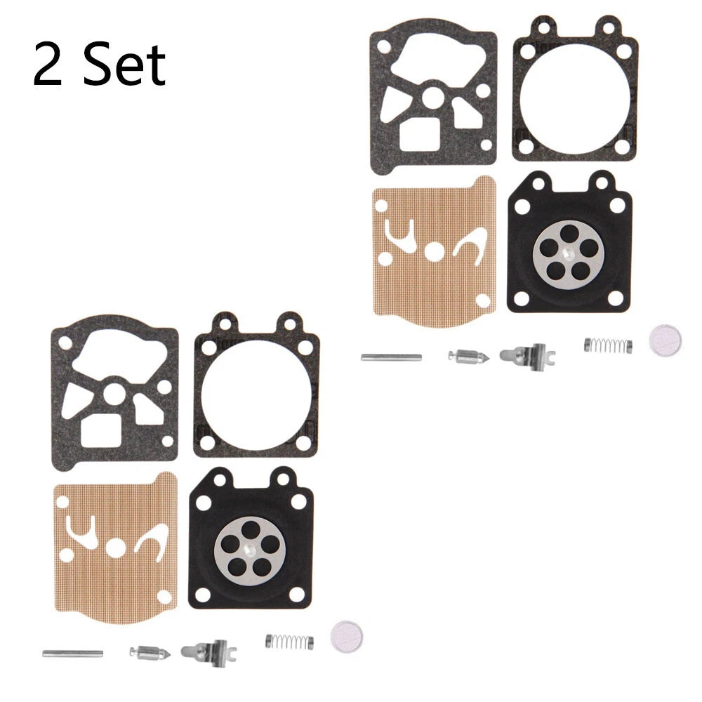 Set of 2 Carburetor Diaphragm Kit for Chainsaw 38/45/52/58 4500 5200 5800
