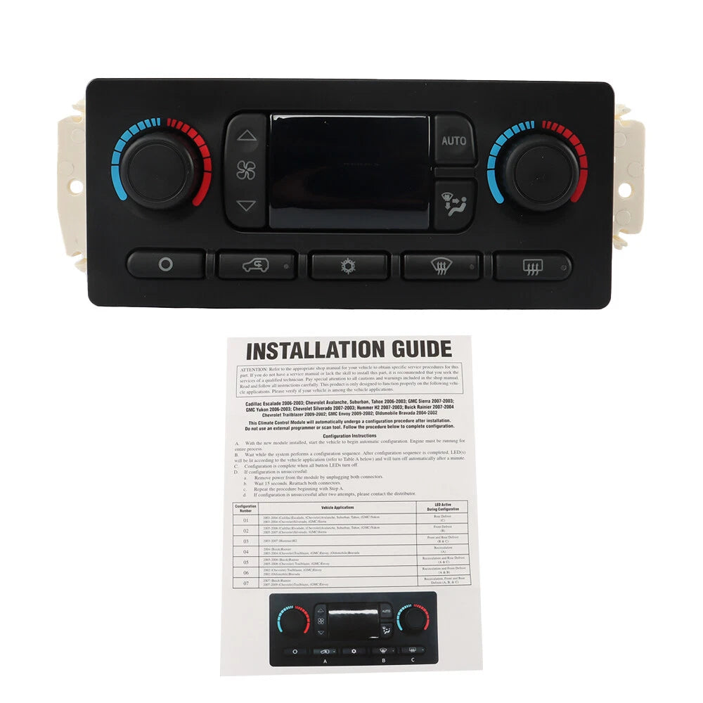 AC Heater Climate Control Module for Chevy GMC (599-211XD)