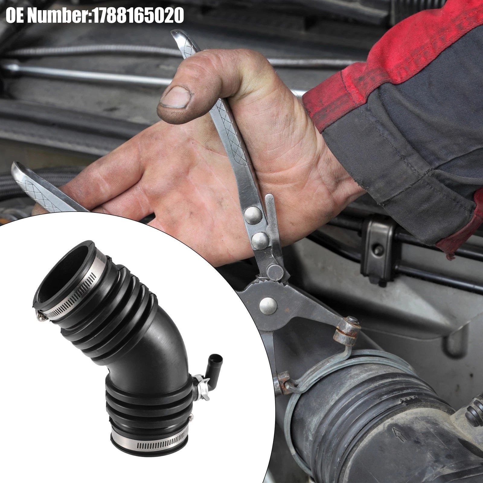 Engine Air Intake Hose Replacement for Toyota Pickup (1992–1995)