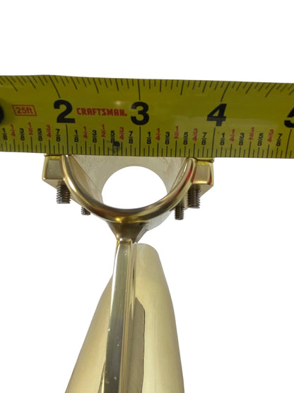 Tigress Gold Aluminum Rod Holder for 1 1/2" OD Pipe (Fixed Angled Mount)
