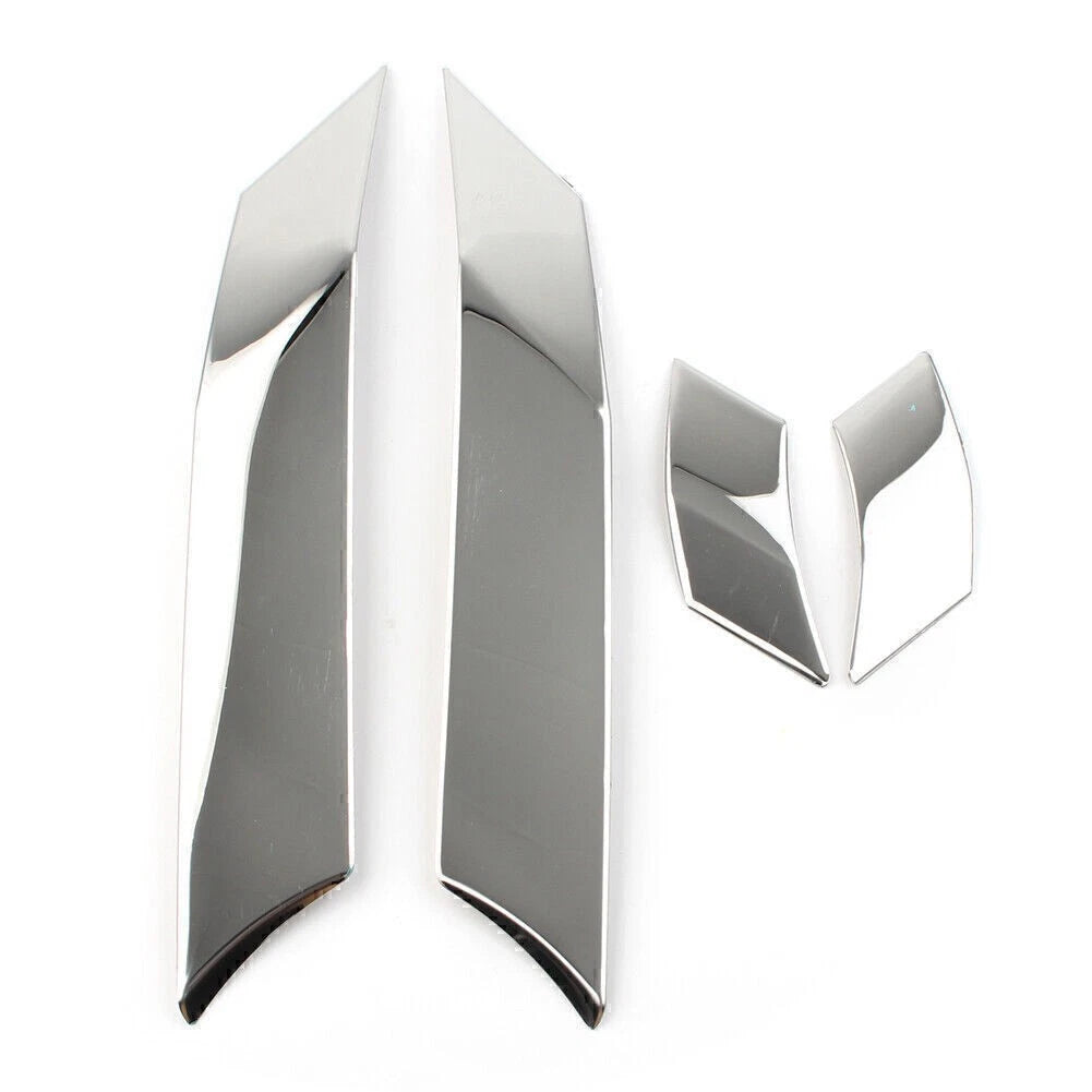 Chrome A C Pillar Post Molding Cover for Toyota RAV4 (2019–2021)