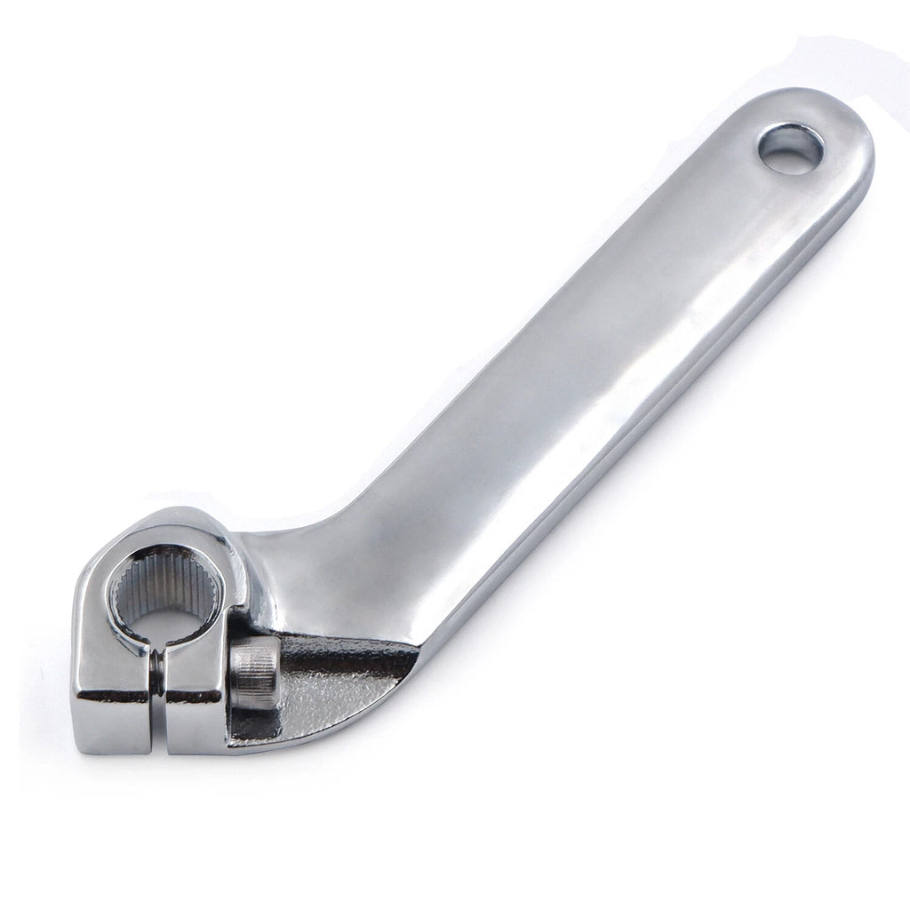 Chrome Adjustable Inner Shift Rod Lever for Harley FLT/Road Glide (1982–2018)