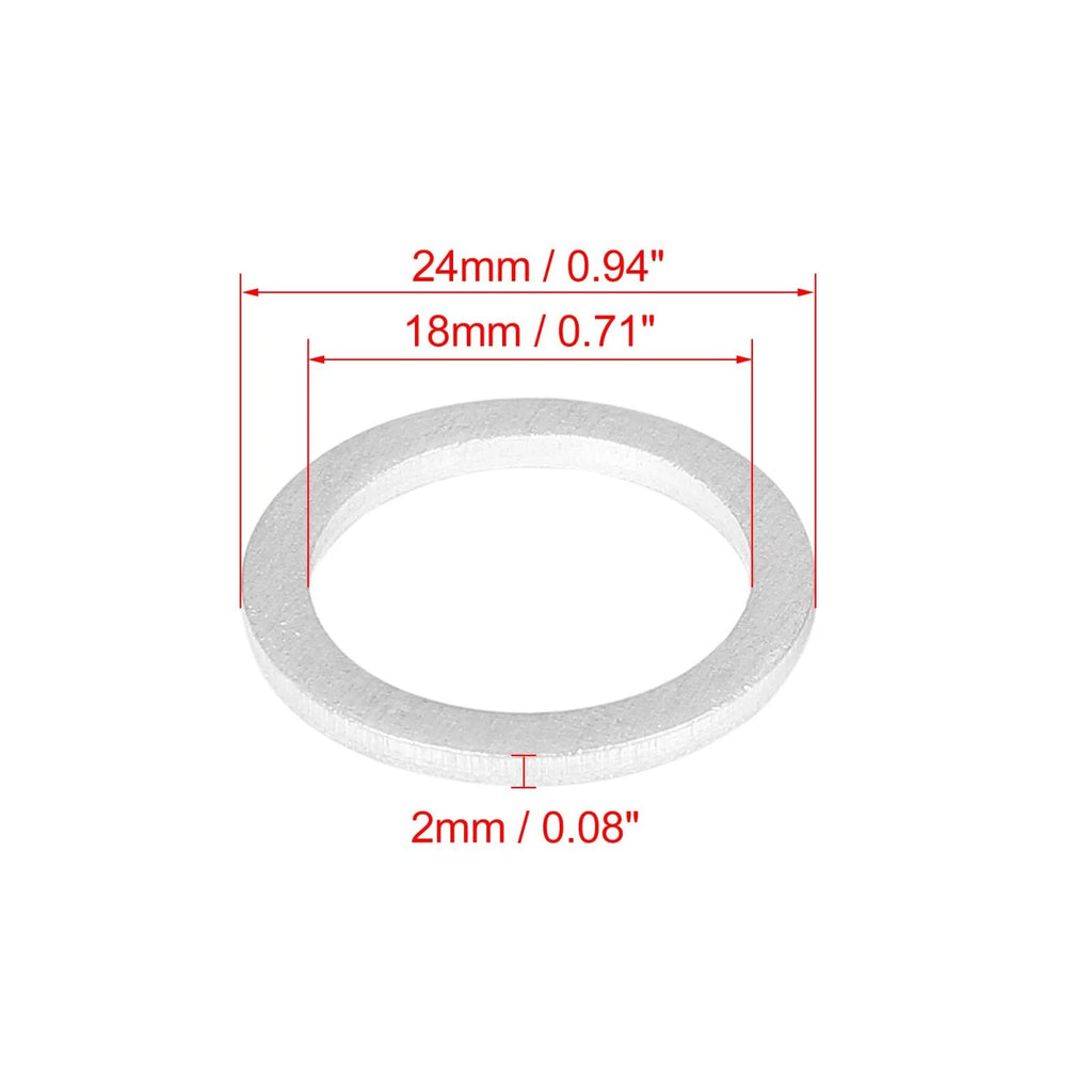 10pc Oil Drain Plug Gaskets Replacement for Toyota (90430-18008) (2000–2024)
