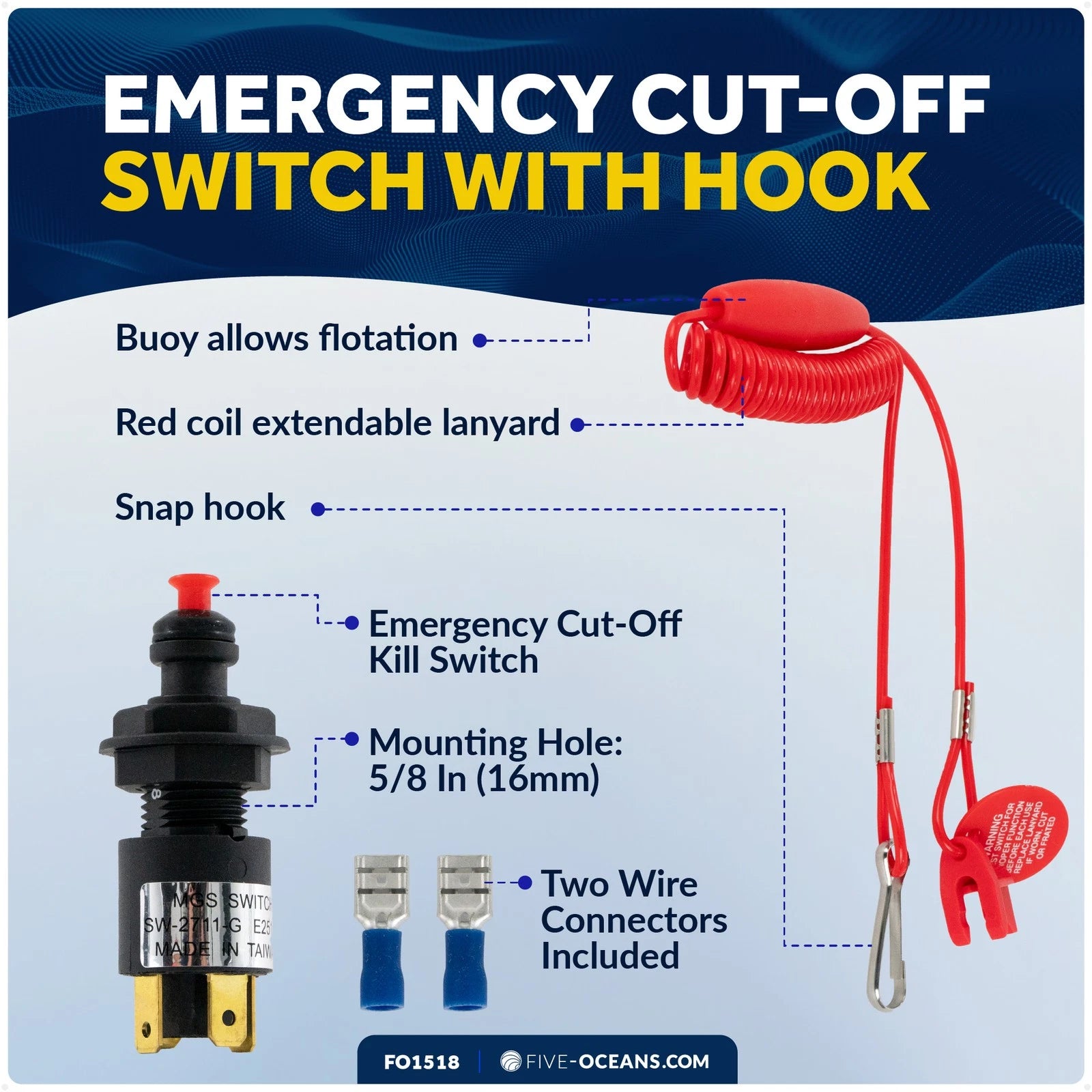Emergency Cut-Off Switch for Universal Applications (FO1518)