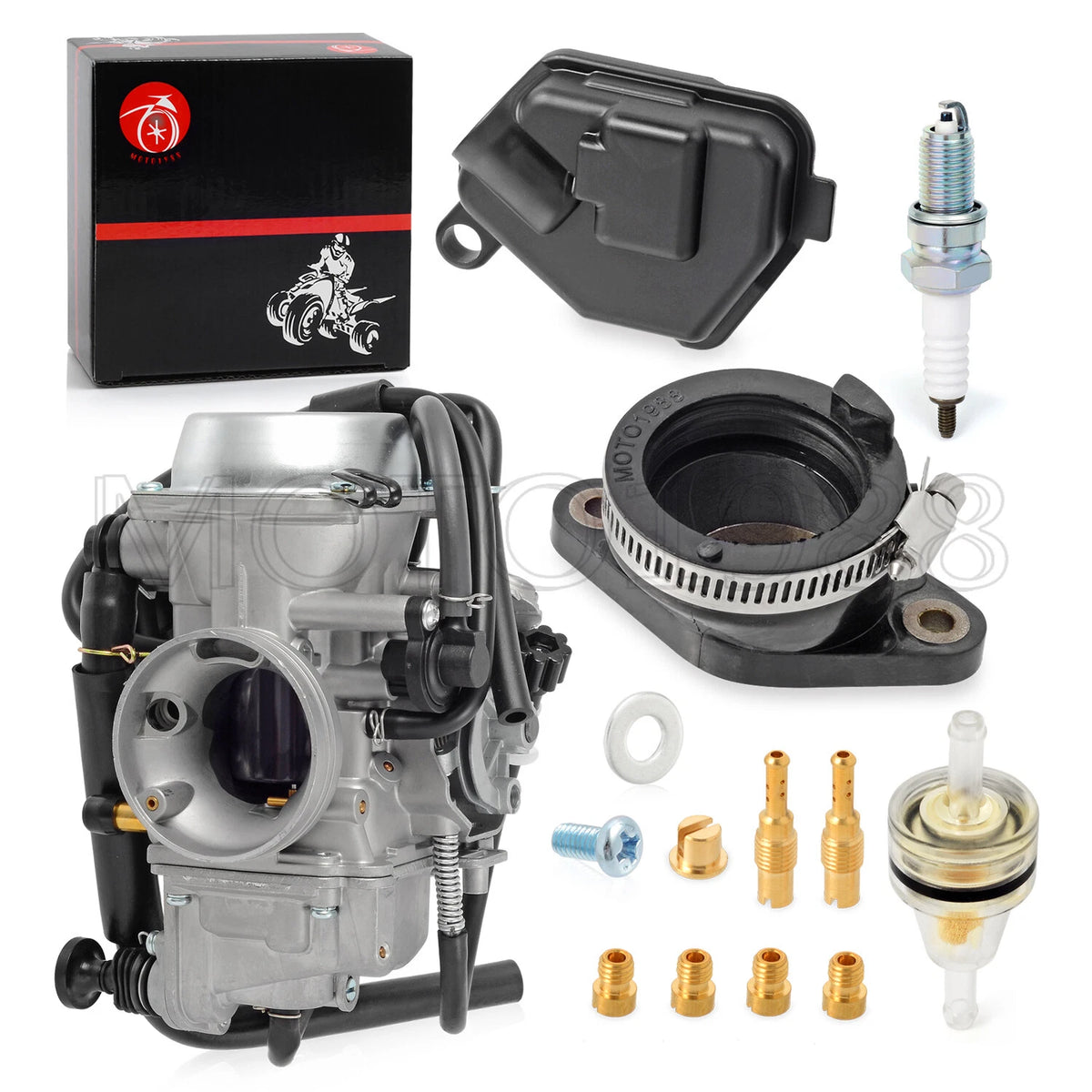 Carburetor & Intake Manifold Boot for Honda Rancher 400 TRX400 (2004–2007)