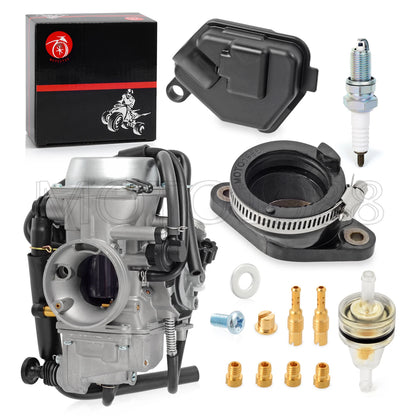 Carburetor & Intake Manifold Boot for Honda Rancher 400 TRX400 (2004–2007)