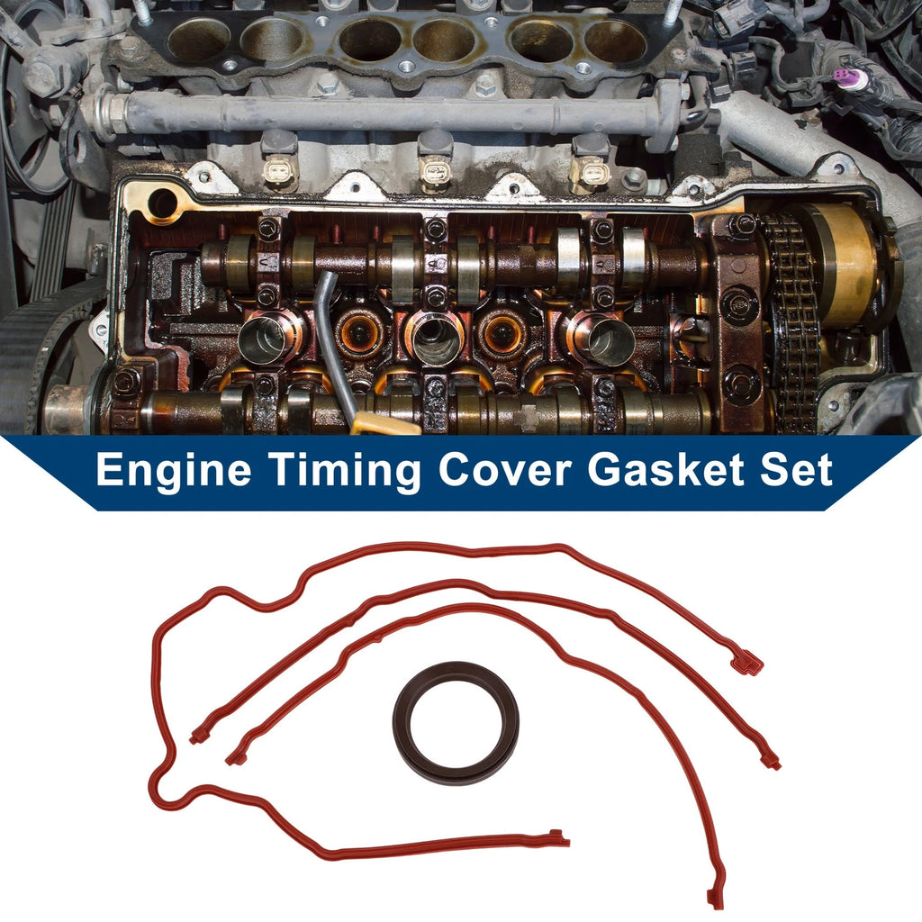 Engine Timing Cover Gasket Set Replacement for Ford Mustang (2005–2010)