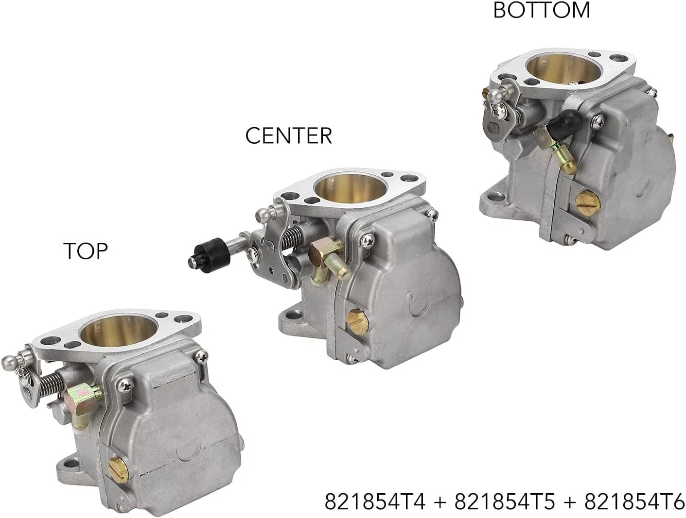 Carburetor Kit for Mercury Marine 40-60HP Outboard (2T) 821854T4 821854T5 821854T6