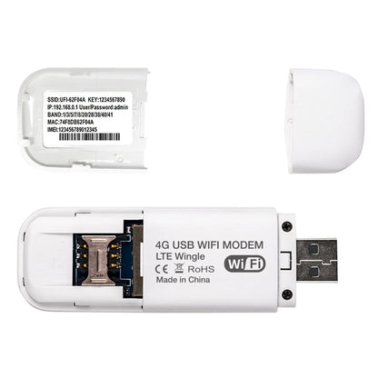 4G Modem USB Dongle WiFi Router with SIM Card Slot 150Mbps Wireless WiFi Adapter