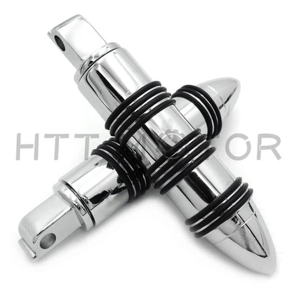 Chrome Foot Pegs for Victory Hammer Vegas 8 Ball (Front & Rear)