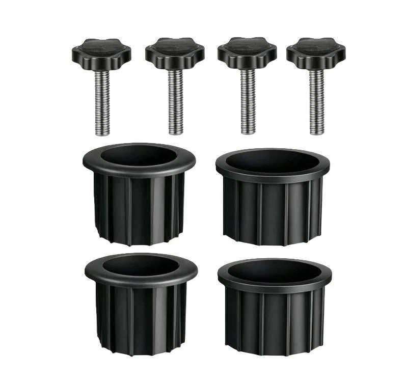 Umbrella Stand Sleeve Adapter with Reducer Rings for Outdoor Use