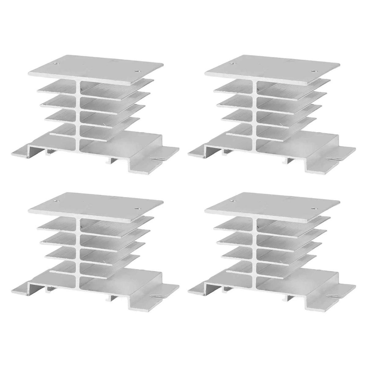 4X Aluminum Relay Heatsink for Universal Applications