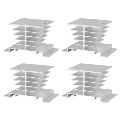 4X Aluminum Relay Heatsink for Universal Applications