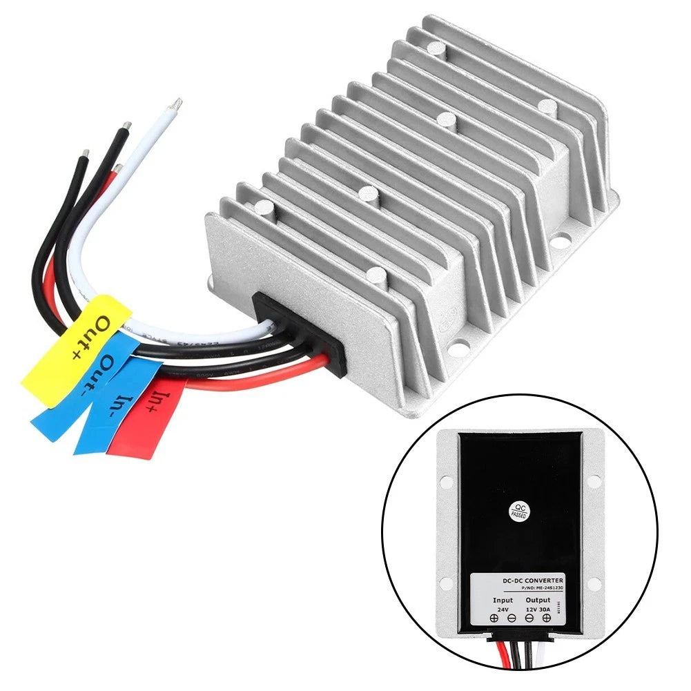 Step Down Converter DC 24V to 12V 30A 360W with Short Circuit Protection
