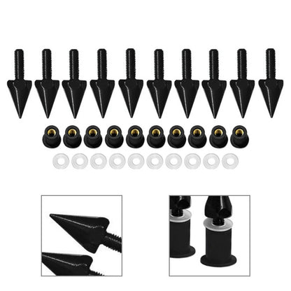 10Pcs Windshield Screws for Motorcycle (5MM)