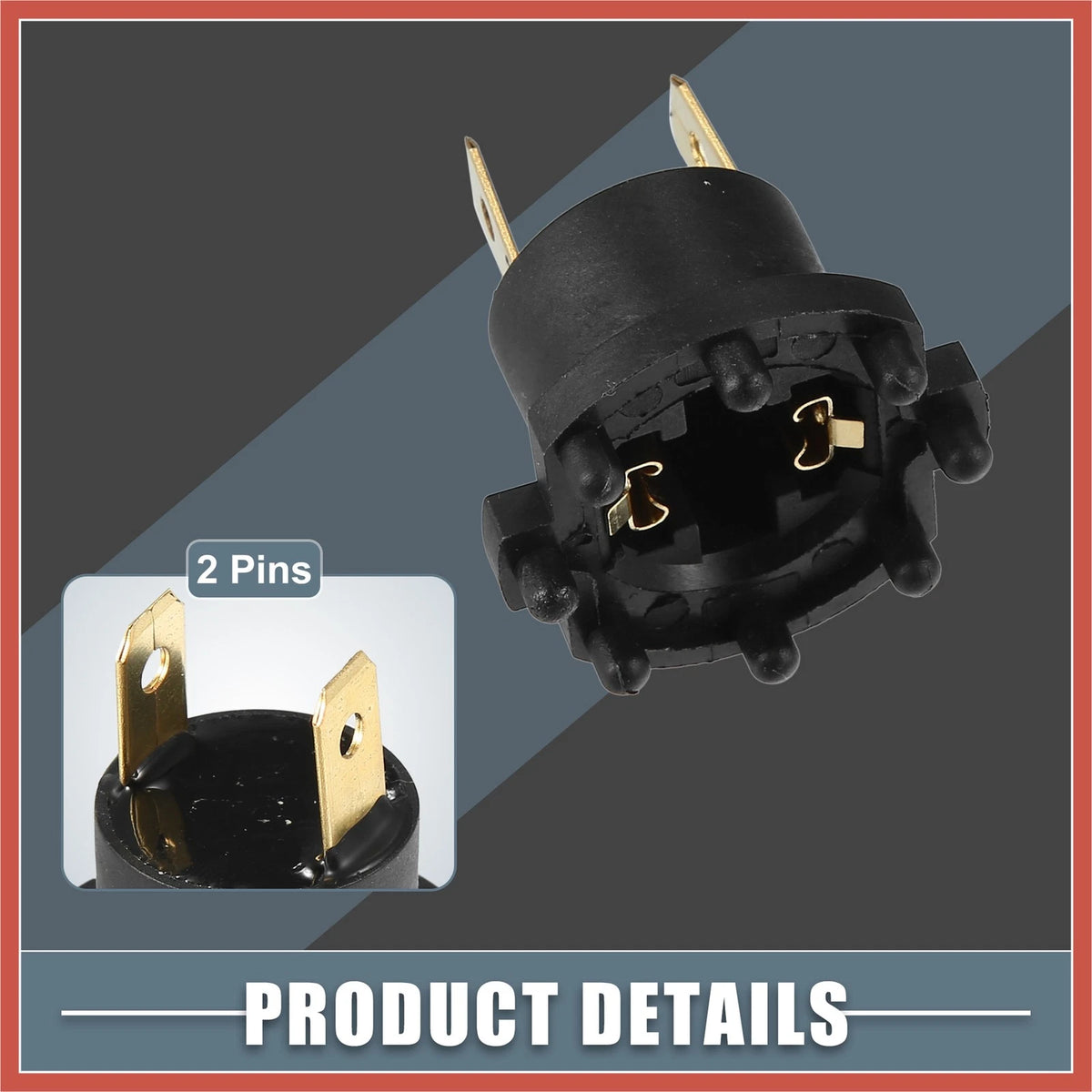 Set of 2 Headlight Bulb Socket Adapter B28V-51-0A3 for Mazda 3