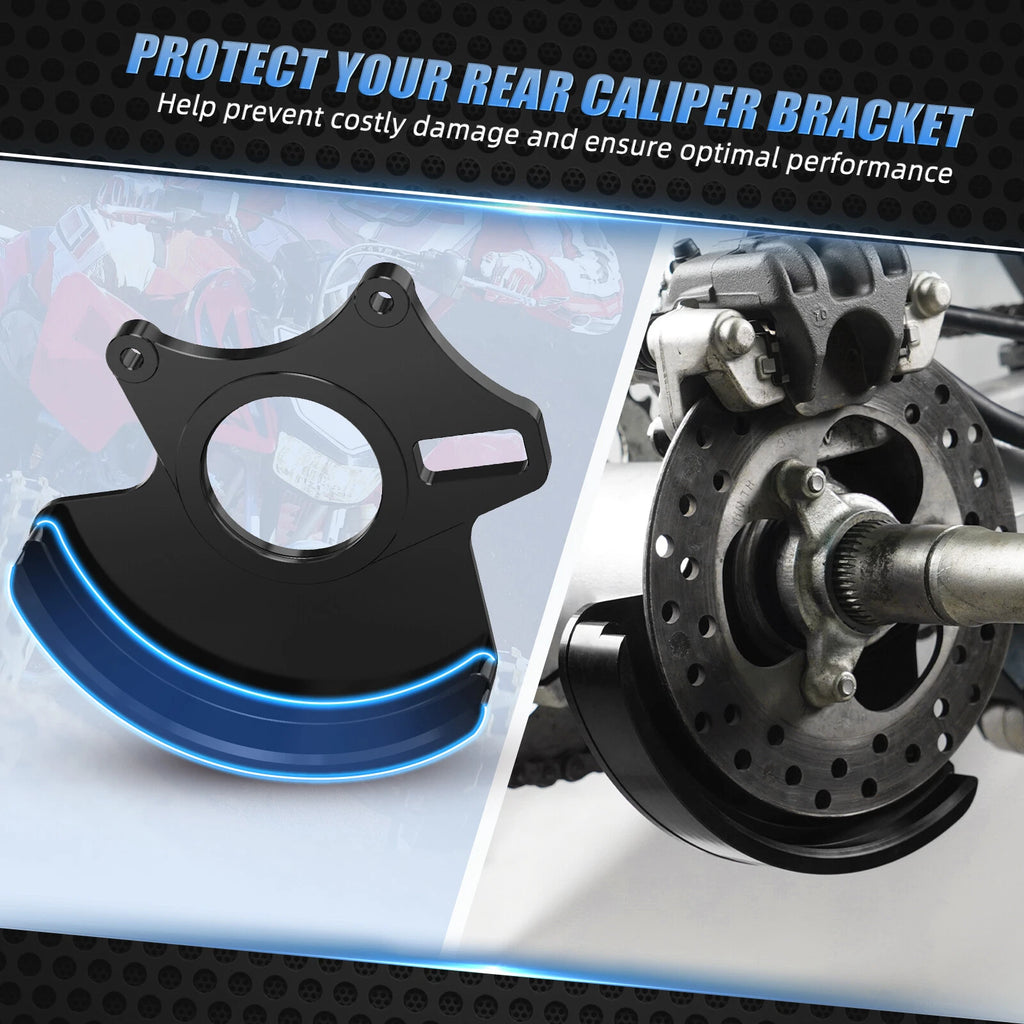Rear Caliper Bracket Rotor Guard for Honda TRX450ER (2006–2014)