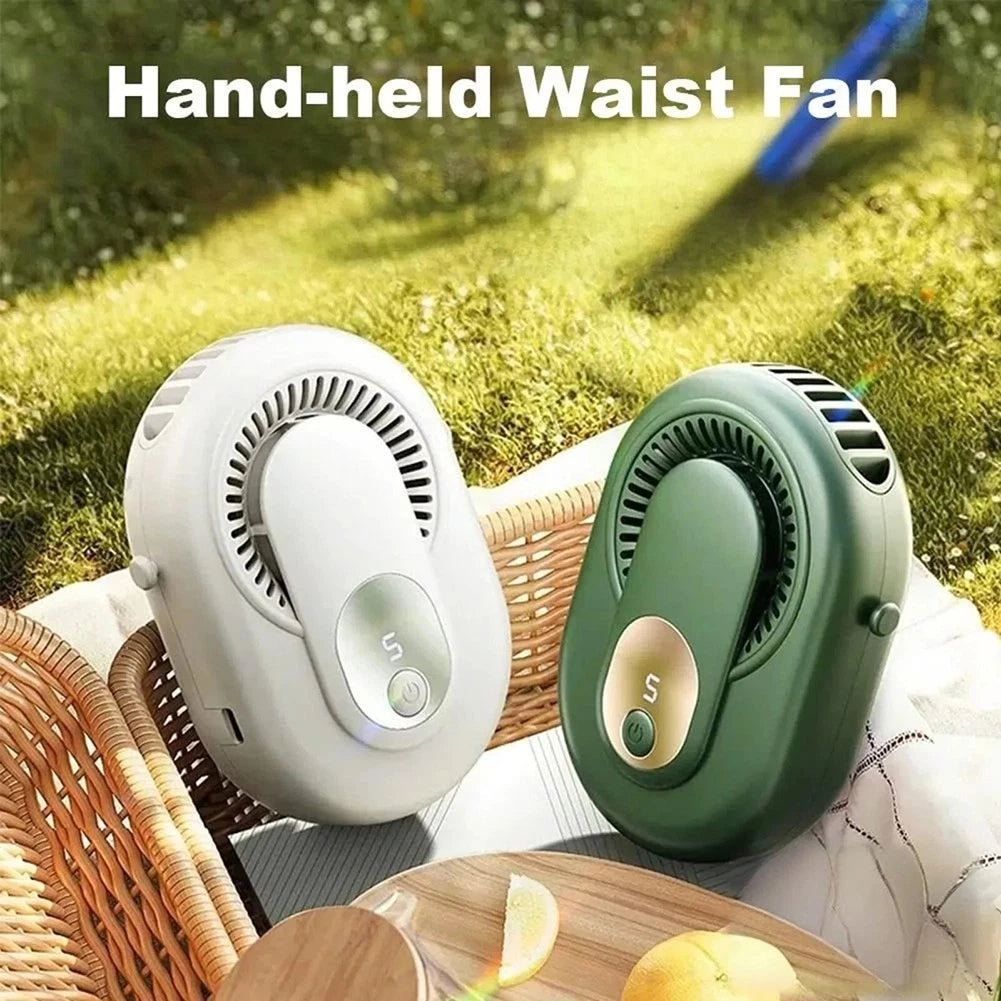 Portable Fan 5 Speed with LCD Display for Handheld or Table Use