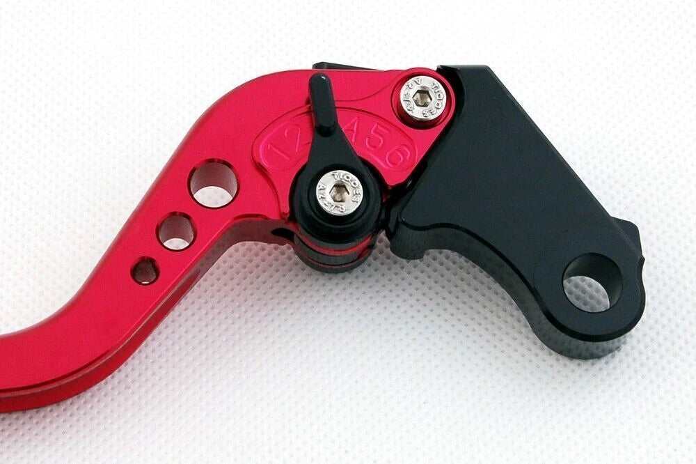 Long Brake Clutch Levers for Honda CBR650F/CB650F (2014–2015) F-18/H-65 Red
