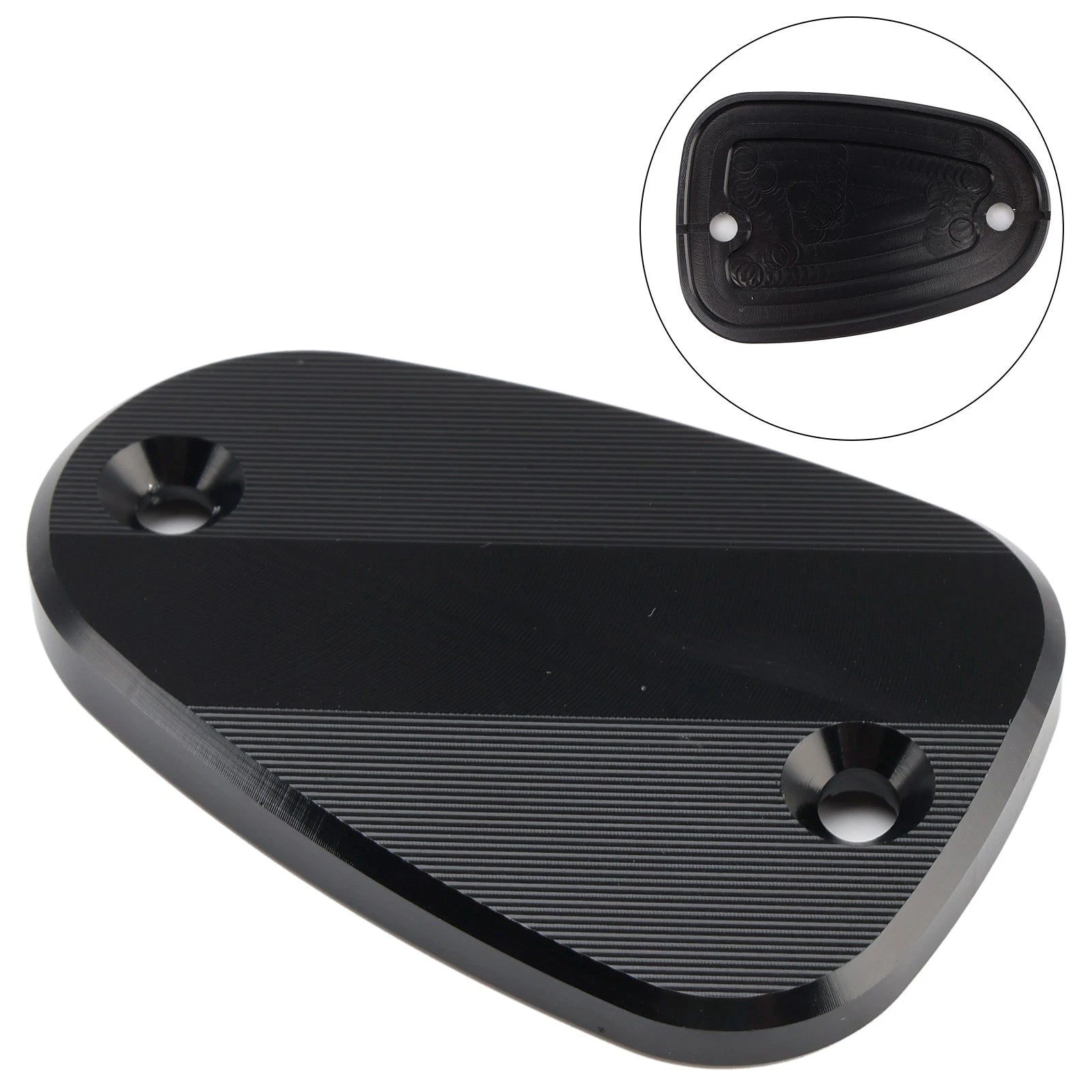 CNC Front Brake Fluid Reservoir Cap Black for Bonneville T100 T120 Bobber (2001–2025)