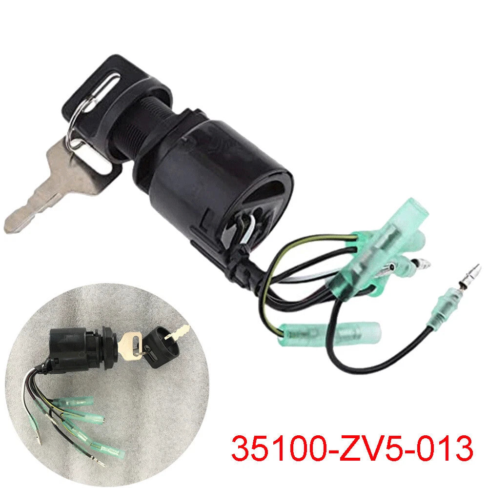 Ignition Key Switch For Honda BF115 BF135 BF150 200 BF225 Outboard 35100-ZV5-013
