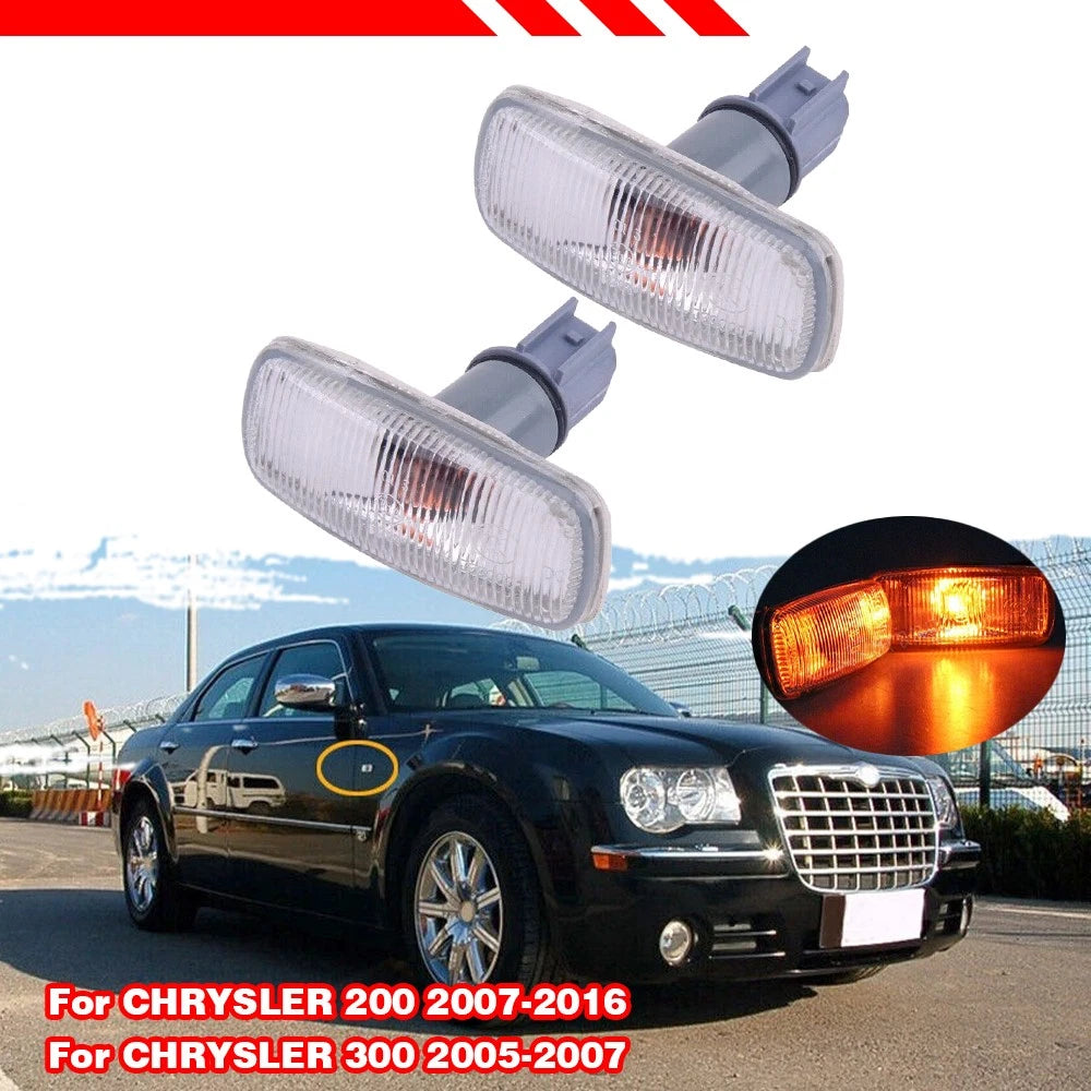 2X Guard Indicator Flasher Repeater Lights for Jeep Grand Cherokee (2011–2013)