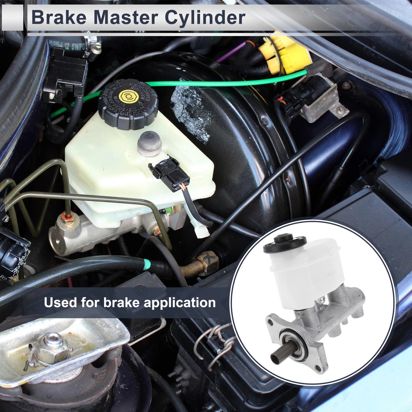 Brake Master Cylinder with Reservoir Replacement for Toyota Sequoia (2001–2007)