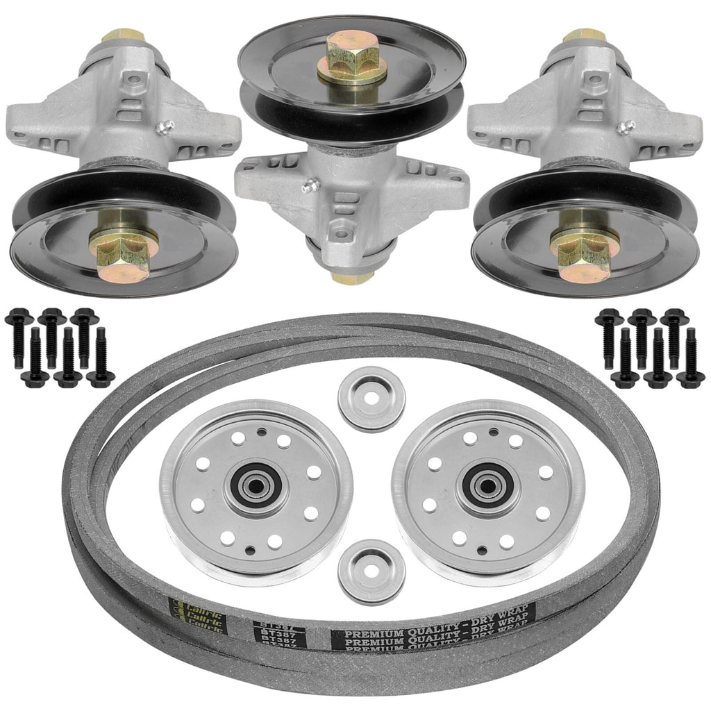 Spindle Pulley and Belt Assembly Replacement for Cub Cadet SLT1554 (2005–2015)
