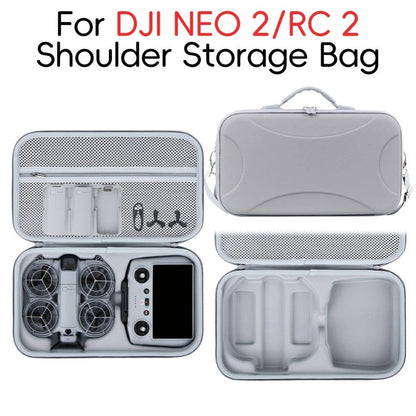 Travel Case for DJI NEO2 RC2 (Waterproof, Compact, PU Leather)