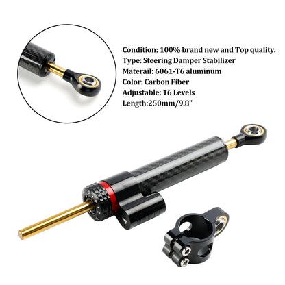 Steering Damper Stabilizer Bracket Mounting Kit for Universal Motorcycle T9