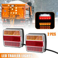 2Pc Turn Signal Brake Tail Light LED Red Yellow White for Car 12V-36V (—)
