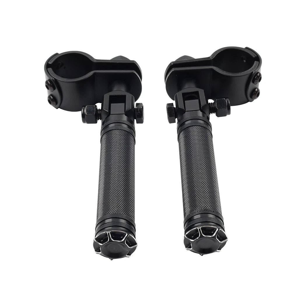 Engine Guard Bar Foot Pegs for Harley Yamaha (25-32mm)