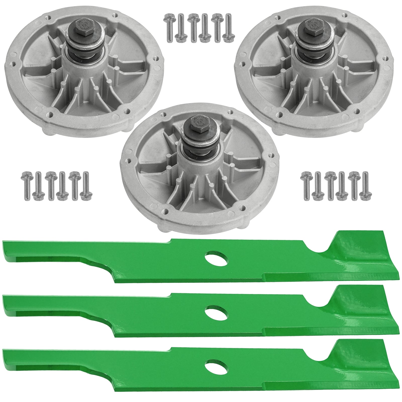 Deck Spindles with Blades Replacement for Toro Z4800 Titan (2001–2013)