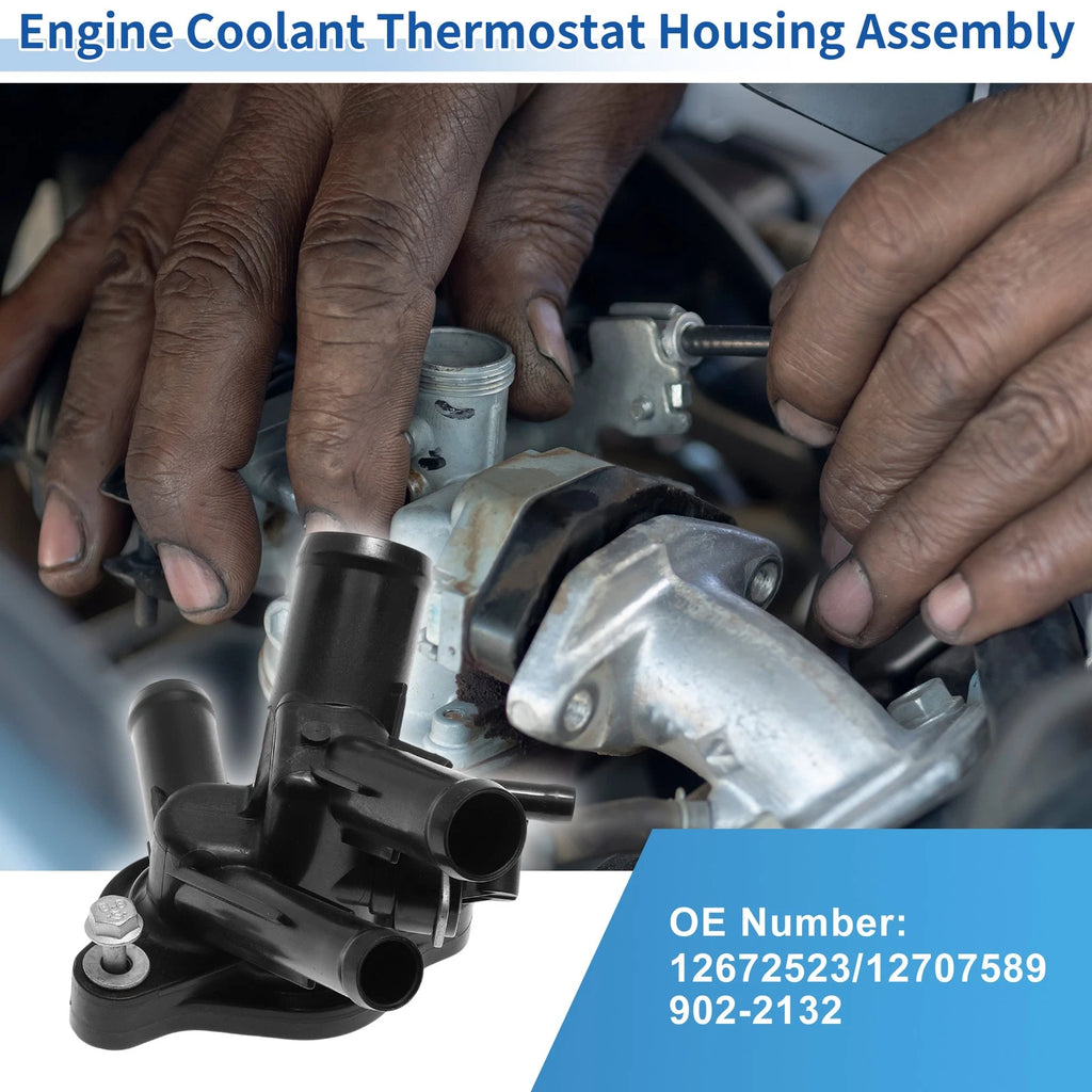 Engine Coolant Thermostat Housing Assembly Replacement for Buick Encore (2016–2021)